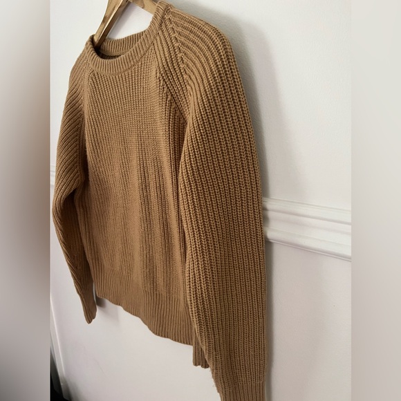 CALLAHAN knitwear Revolve sweater xs tan dark beige knit top - Picture 2 of 5